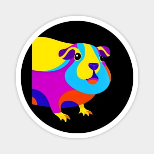 cute colorful guinea pig Magnet